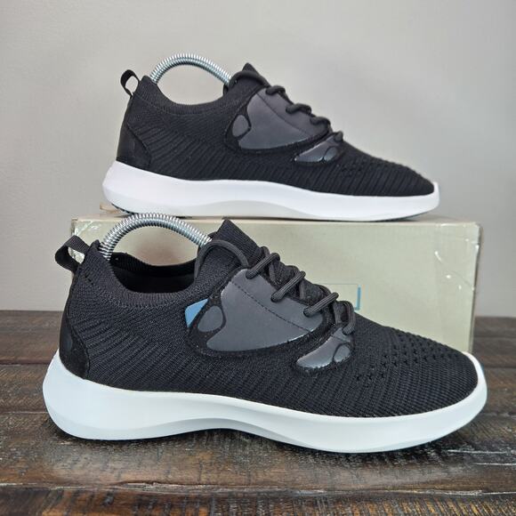 Vessi Everyday Move Mens Size 7 Waterproof Shoes Sneakers Onyx Black White main image 7